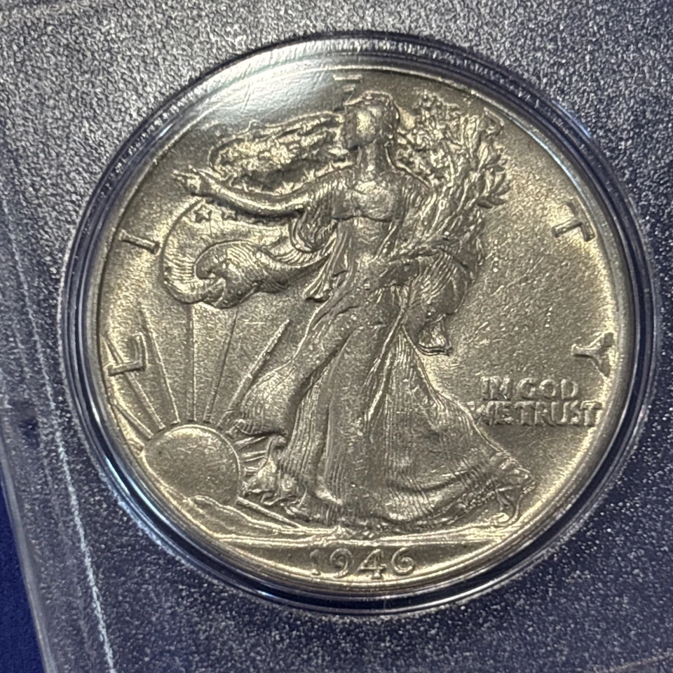 1946-P US Mint Coin Set Affordable Gift Unique Present 90% Silver Investment A+ - Image 3 of 4