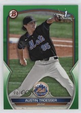 2023 Bowman Draft Green 96/99 Austin Troesser #BD-176 1b0j