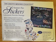 Creative Memories Stickers - Summer Fun Pack - NLA, 4 block, 7 studio strips