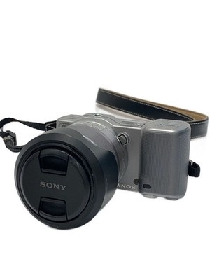 Sony Mirrorless Digital camera DSLR α NEX-5D Double Lens Kit [Gold] Used