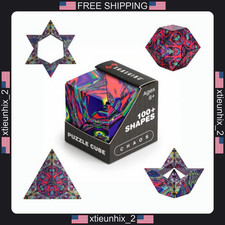 Shashibo Dodeca Magnetic Puzzle Cube Fidget Toy Stress Relief for Kids Adults