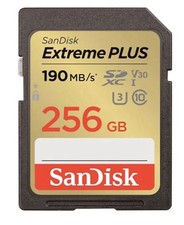 SanDisk 256GB Extreme Plus SDXC UHS-I Memory Card SDSDXWV-256G-ANCIN