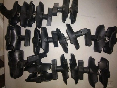Lot Of 10  3'' Ram Mounts Size C  Double Socket Ball ~ 