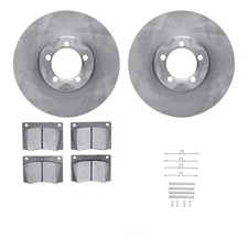 Disc Brake Kit-Rotors with 5000 Advanced Brake Pads includes Hardware DFC