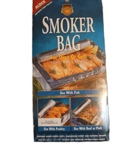 Smoker Bag Natural Alder Wood Chips,hardwood Syrup And Natural Sugars 11inx19in