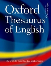 Oxford Thesaurus of English: Second edition Hardback Book The Cheap Fast Free