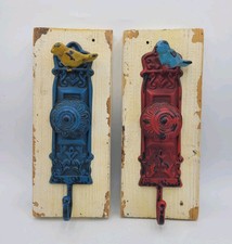 Set of 2 WALL HOOKS Birds