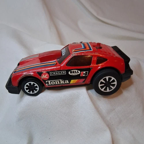 Tonka Friction Toy Red Race Car Made in Japan Vintage