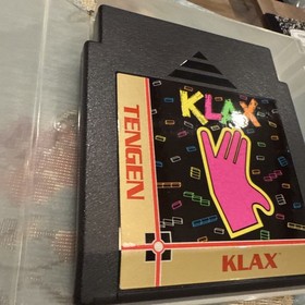 KLAX &mdash; NES Nintendo Original Aut&eacute;ntico Juego de Puzzle Tengen PROBADO CON Estuche AC BONITO
