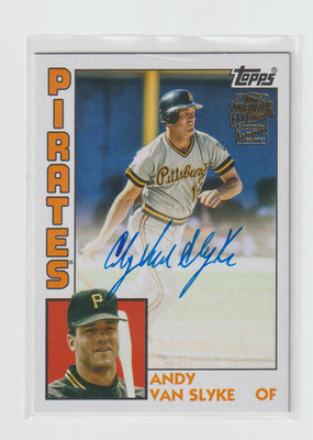 2025  Topps Archives-Andy Van Slyke Fan Favorites Autograph-Pittsburgh Pirates