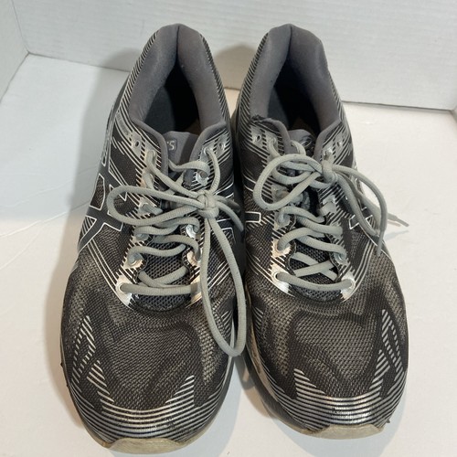 ASICS Gel Nimbus 19 Mens Size 12 Carbon Silver Jogging Running Casual Shoes - Picture 3 of 13