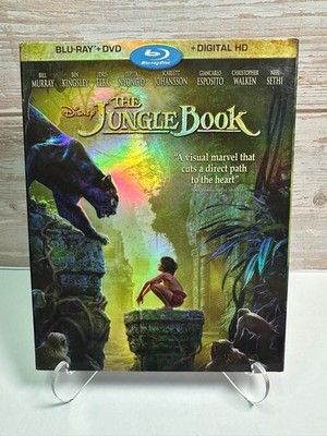 Disney The Jungle Book Blu-ray DVD + Slipcover Tested