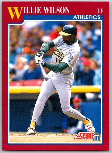 1991 Willie Wilson #15T
