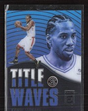 2021-22 Donruss Elite #5 Kawhi Leonard Title Waves Toronto Raptors (M)