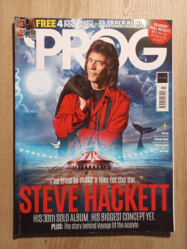 Prog Magazine #147 February 2024 Steve Hackett Opeth Trevor Horn 