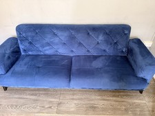 2 Seater  Velvet Sofa Bed