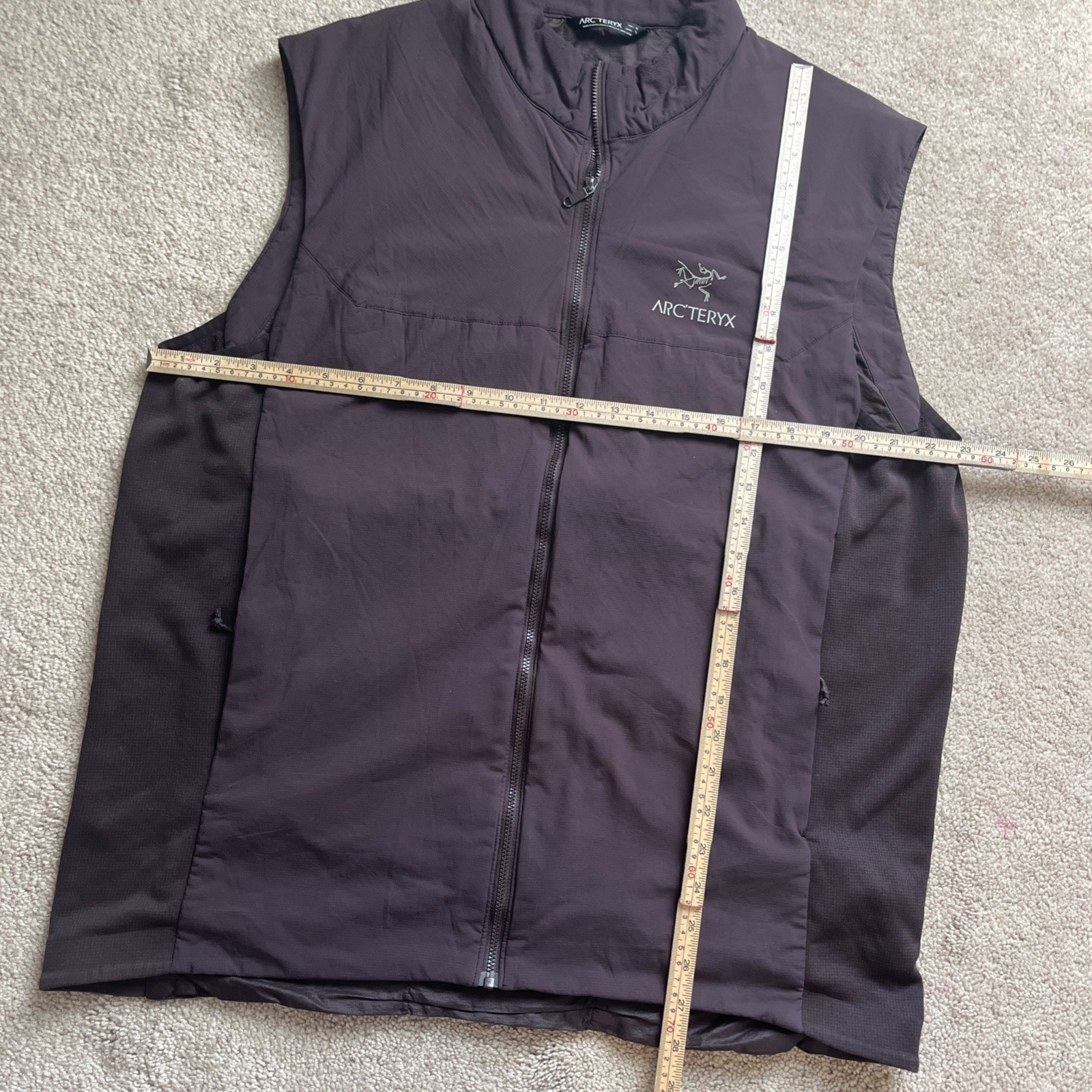 Arc'teryx Atom Vest Jacket Mens XL Maroon Full Zip Li… - Gem