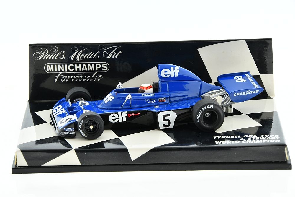 Tyrrell 006 1973 J. Stewart ワールドチャンピオン F1 TYRRELL 006 #5 J.Stewart World Champion 1973 1/43