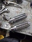Chrome Large Female Mount Footpegs Harley Chopper Ironhead Shovelhead FX XL XLCH