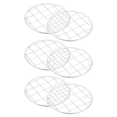 6 Pcs Fournitures Pour Bocaux Mason Couvercles De À Large Ouverture - Photo 1/4