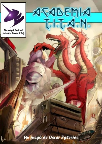 Academia T.I.T.Á.N. The High School Mecha Panic RPG Oscar Iglesias Taschenbuch-image