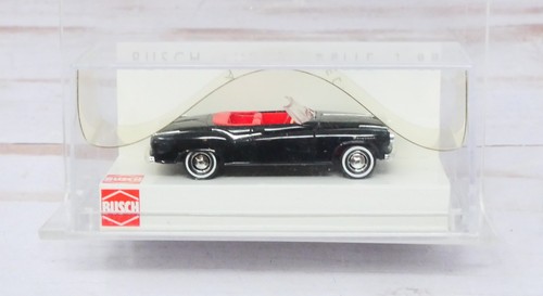 Busch 43150, 1958 Borgward Isabella descapotable convertible, negro, escala 1/87 HO | Zustand: New