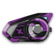 For SENA 50S Skin Decal Wrap Stickers Glossy Purple Cross