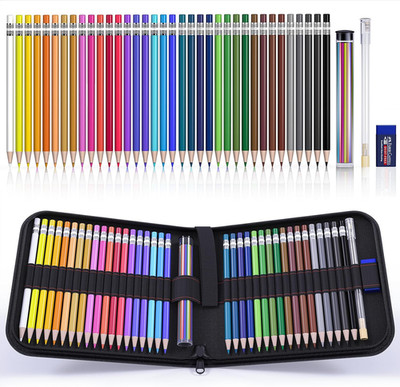 Mechanical Colored Pencils, Erasable Mechanical Pencils with Sharpener and Bag,