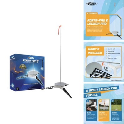 Estes 2238 Portal E Launch Pad, Flying-Rocket-Model Launch Pad, Rocket Model