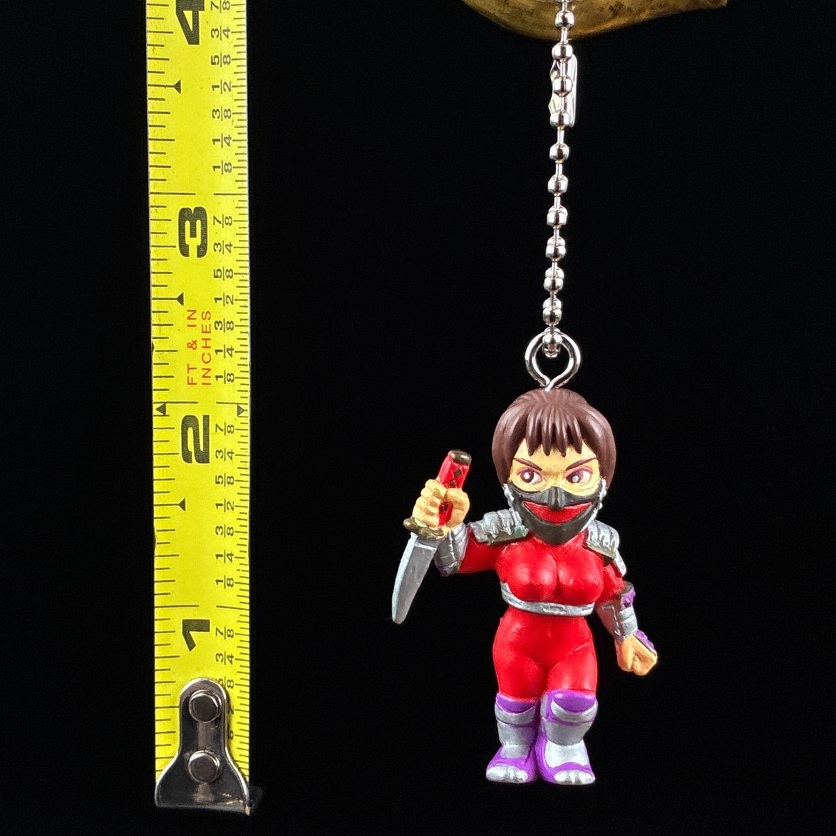 Vintage Namco Soul Edge SoulCalibur Taki Mascot Keychain Figure