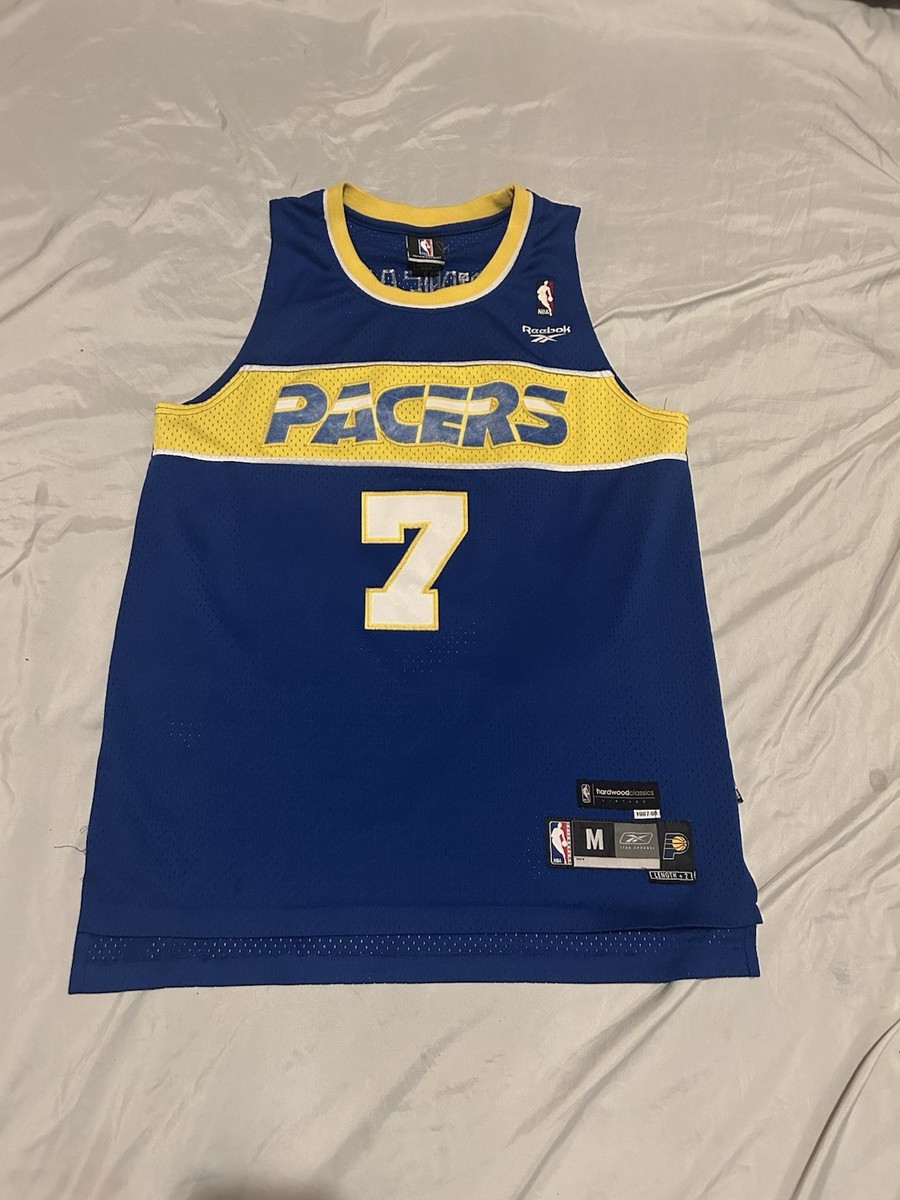 Jermaine O'Neal Indiana Pacers Vintage Reebok Hardwood Classics 87