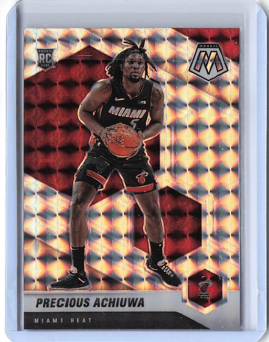 2020-21 Panini Mosaic #215 Precious Achiuwa Mosaic