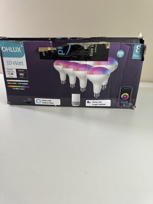 OHLUX Smart Wifi Flood Light Bulbs E26 Base 900Lumen (100W Equivalent),10W BR30
