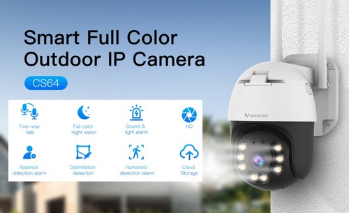 CS64 3MP 1080P WIFI IP Security Camera Outdoor CCTV PTZ Smart Home Night Vision