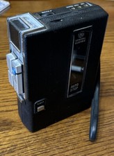 Vintage GE General Electric Compact Cassette Player u-918 Portable Works-READ 