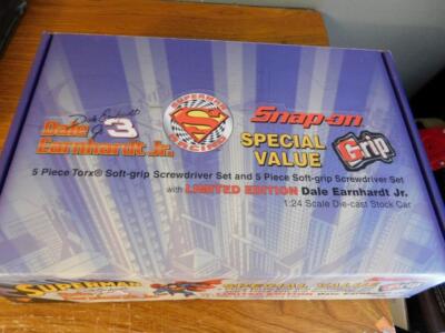 Snap On Superman Dale Earnhardt Jr 10 Piece Screwdriver Set & 1999