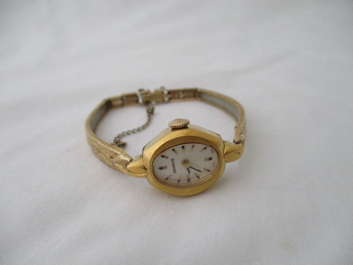 Vtg Women Benrus Hand Wind Analog 20mm Round Watch (H541) VINTAGE SS BENRUS SEA LORD MECHANICAL WIND WRISTWATCH. | eBay main image 4