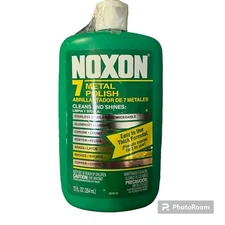 Noxon 7 Metal Polish Cleans & Shine 12 fl oz Thick Formula New Full Bottle