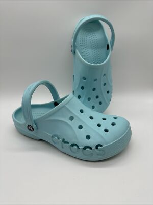 Crocs Classic Clog Aqua Blue Size M10 W8 Unisex Slingback Round Toe Lightweight