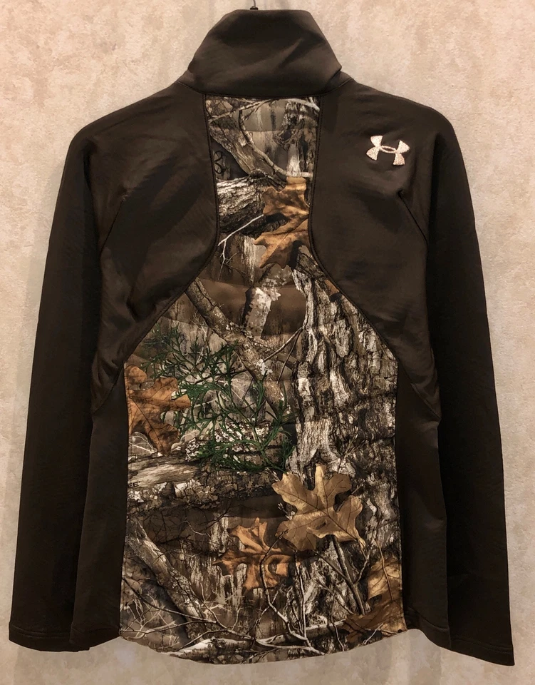 Chaqueta de Caza Under Armour Temporada Híbrida Realtree Edge Camuflada Para Mujer Talla XL Foto 4 de 4