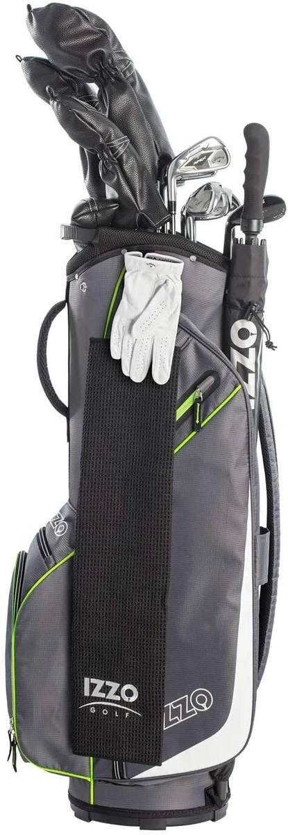 Izzo Golf Ultra-Lite Cart Bag - Black