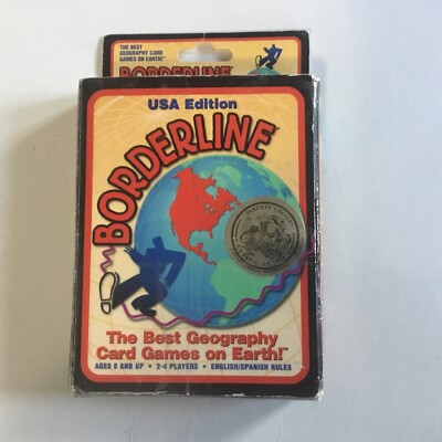 Borderline - USA Edition (Best Geography Card Game On Earth)