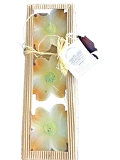  Set of 3 Yellow Lily Shaped Flowers Floating Candles Blue Pacific Imports