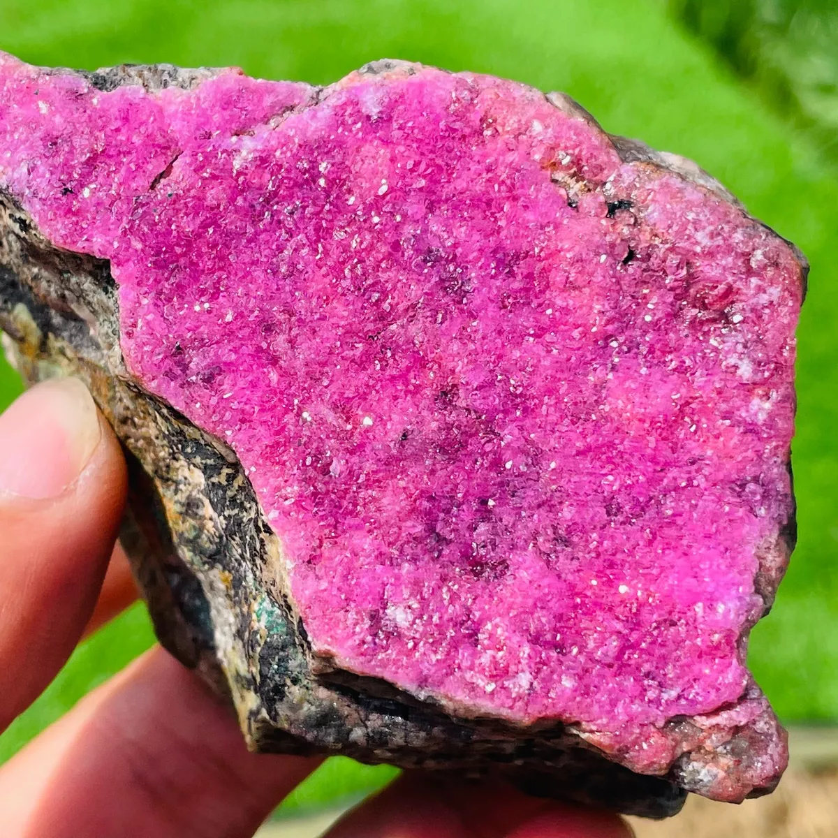 299g Natural Purple Pink Cobalt Cobalto Calcite Crystal Gemstone Rare  Mineral