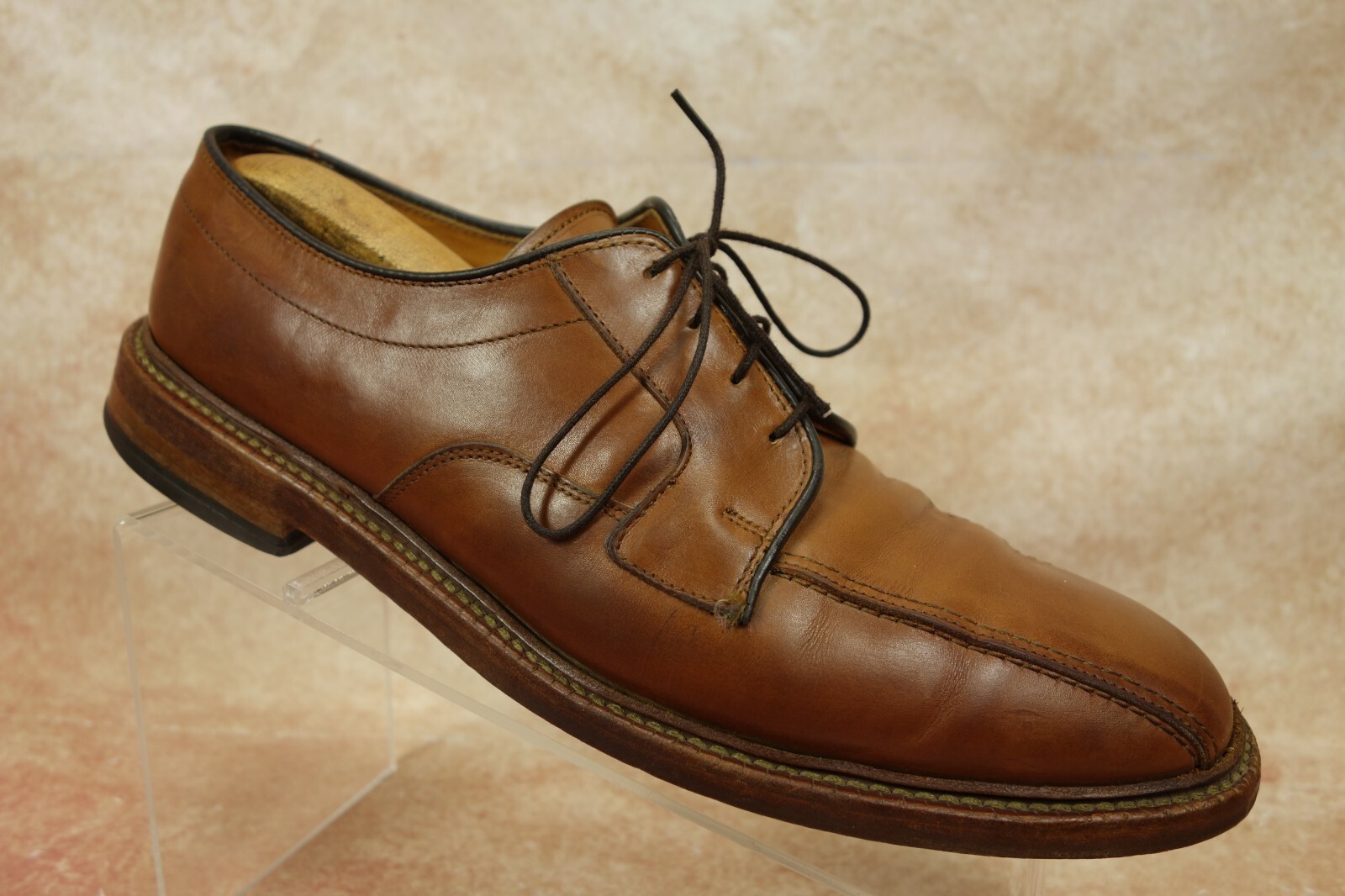 Allen Edmonds Hillcrest Shoes Mens 9.5D Brown Leather Derby Oxford Dress Lace Up $425 Allen Edmonds Men 10 C Globetrotter | Mercari main image 3
