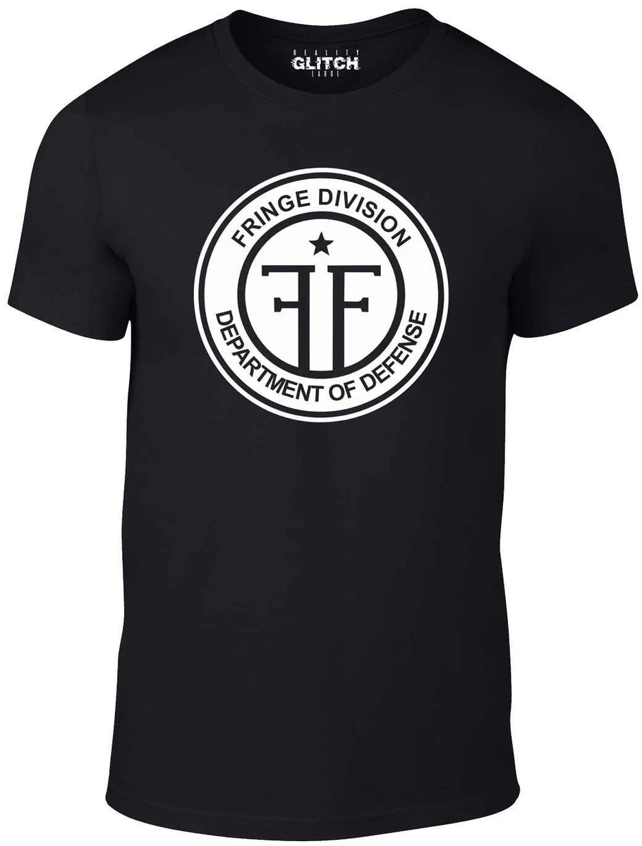 T-shirt Donna 'Tutti E Nove I Glifi Di Fringe' – Maglietta In Cotone Nera Con Stampa Originale