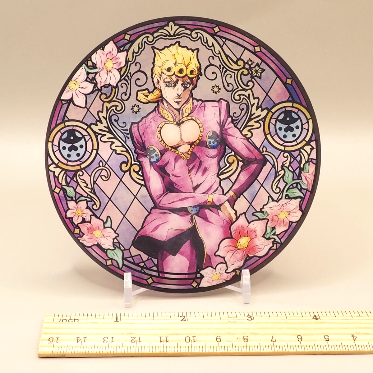 未整備　Giovanna DISC Giorno Giovanna Jojo's Bizarre Adventure Golden Wind Disk Art