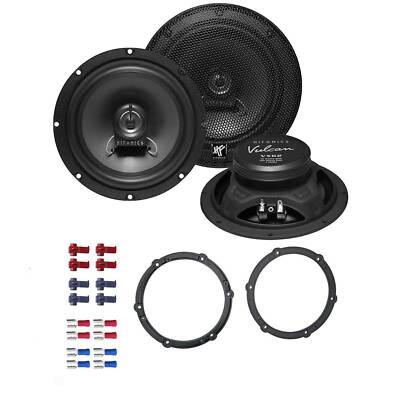 Hifonics Vulcan Auto Lautsprecher 16,5cm 2-Wege Koax für Toyota Aygo 2005-2014