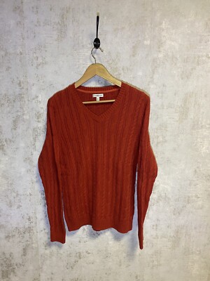 Croft & Barrow Twist Pullover Rot M