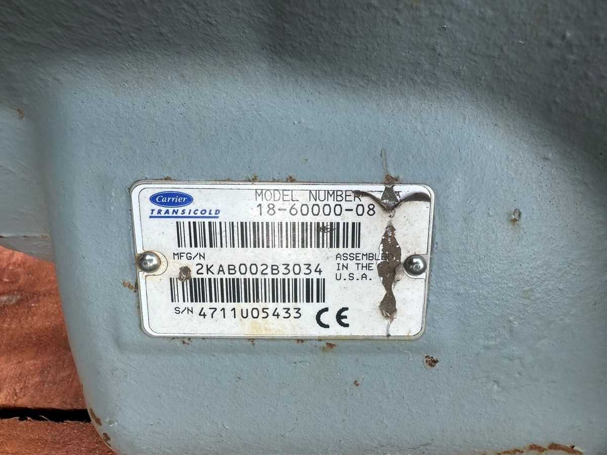CARRIER TRANSICOLD RECIPROCATING COMPRESSOR 05K 18-60000-08 | eBay